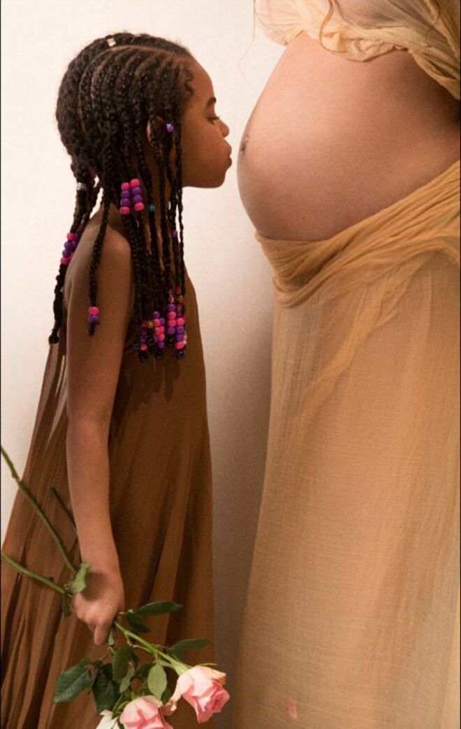 Beyoncé com a filha Ivy Blue