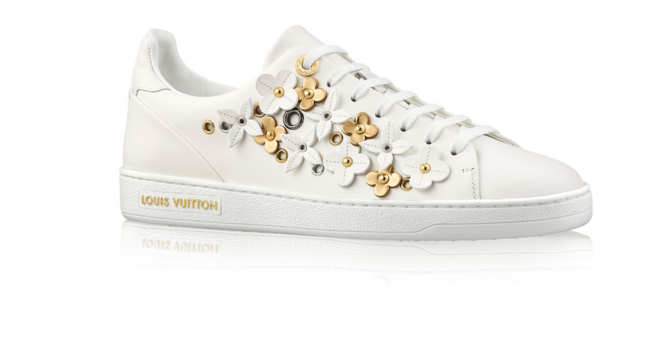 Ténis em pele com aplicações, €690, Louis Vuitton