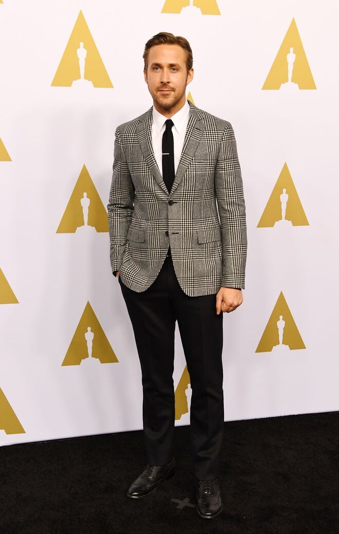 Ryan Gosling, em Salvatore Ferragamo
