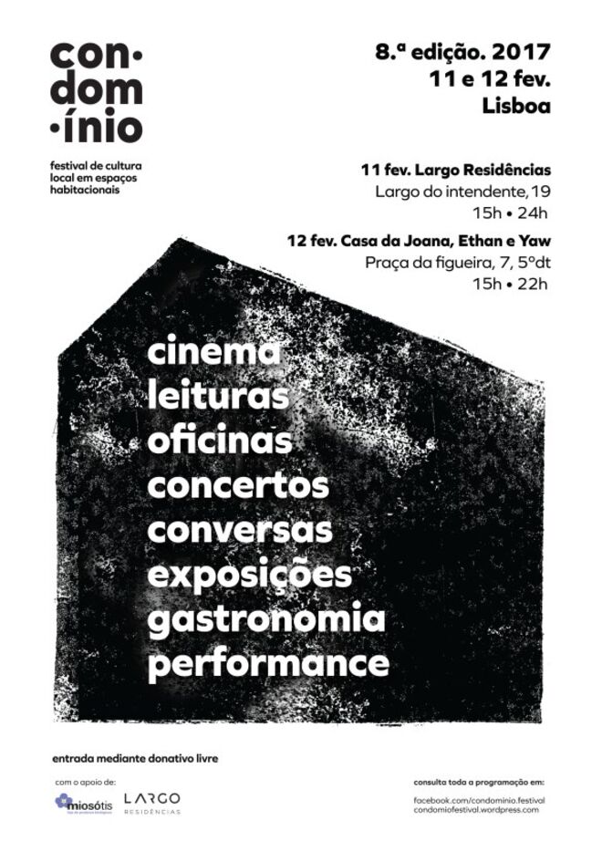 Festival Condomínio (de 11 a 12 de fevereiro)