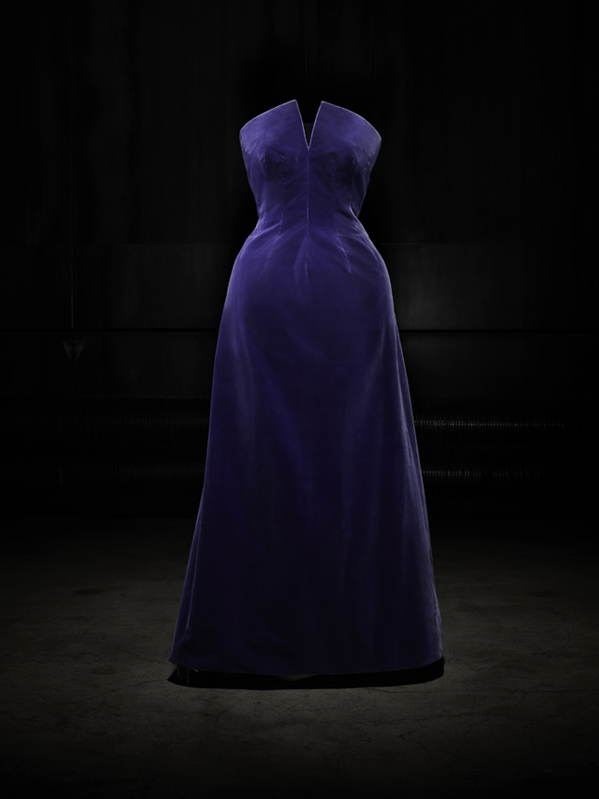 20. Vestido Syrie, 1951, na exposição Une Maison, Des Collections, no Museu Christian Dior