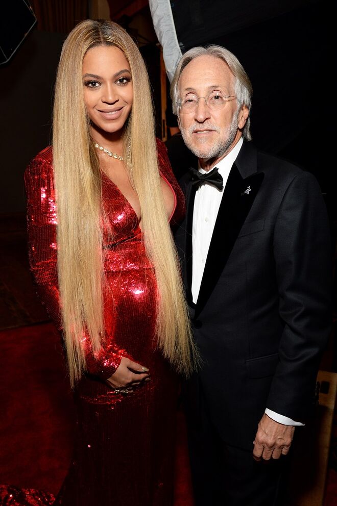 Beyoncé Knowles e Neil Portnow