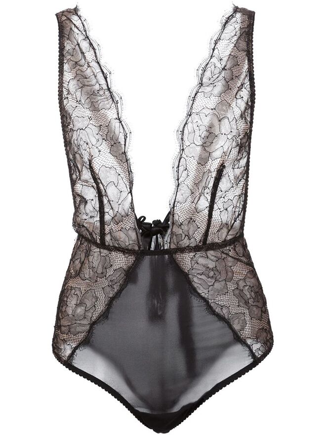 Body em cetim, €493, Fleur du Mal