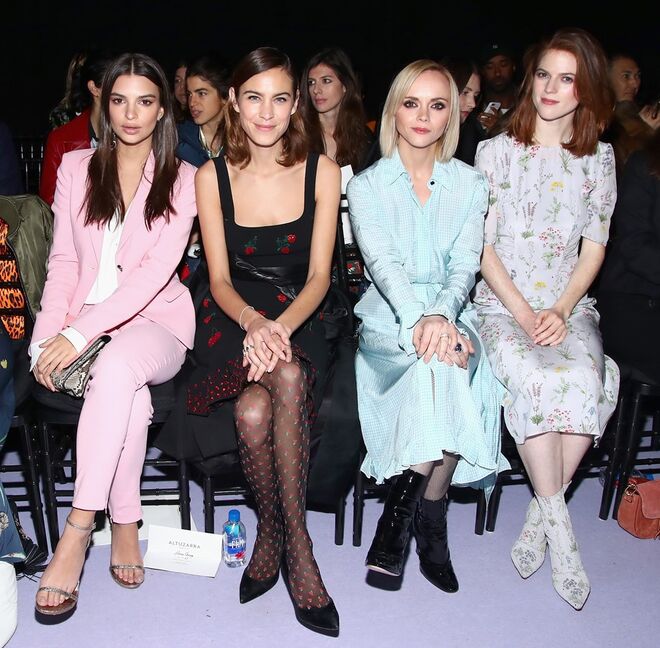 Emily Ratajkowski, Alexa Chung, Christina Ricci e Rose Leslie