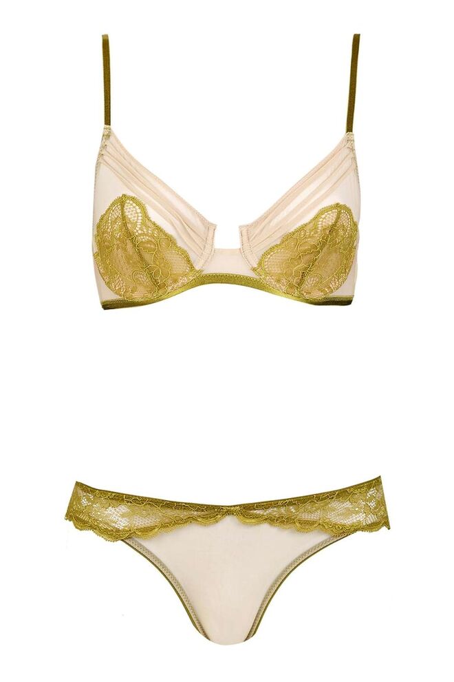 Soutien, €29, e cuecas, €13, em renda e poliamida, Topshop