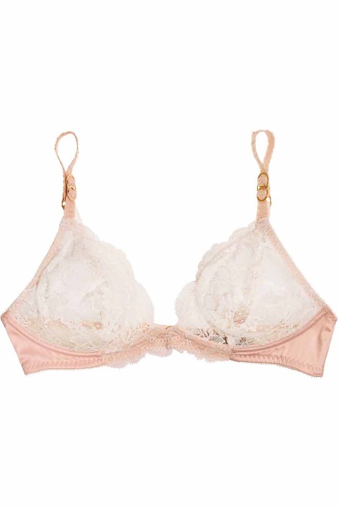 Soutien em renda e poliamida, €80, Stella McCartney