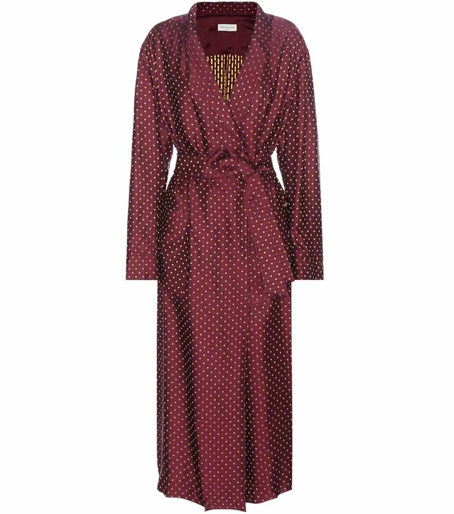 Robe em viscose, €1045, Dries Van Noten