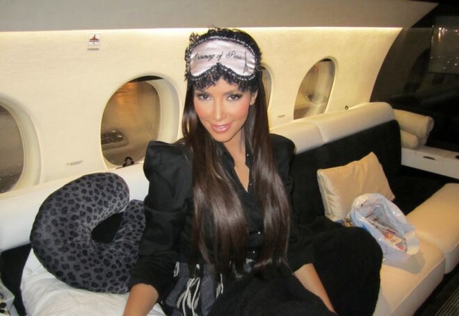 "Levo sempre a minha manta e almofada quando vou viajar. Preciso das minhas coisas no avião."