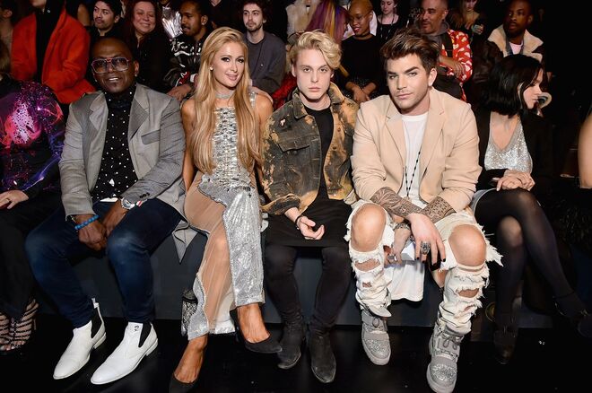 Randy Jackson, Paris Hilton e Adam Lambert
