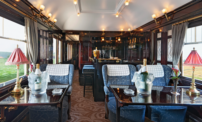 Venice Simplon - Orient-Express, a carruagem bar