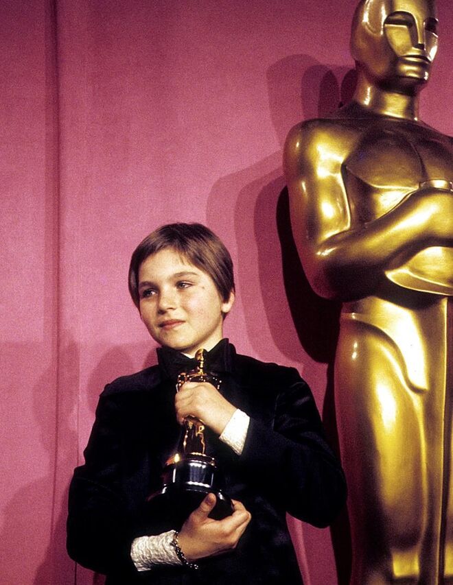3. Tatum O’Neal, a mais nova a receber um Óscar, com apenas 10 anos.