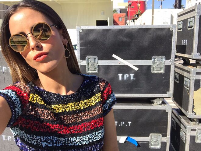 Dia 2 | Look Alice and Olivia (Loja das Meias), sapatos Luís Onofre , óculos André Ópticas e joias Tous (Styling Gonçalo Mello)