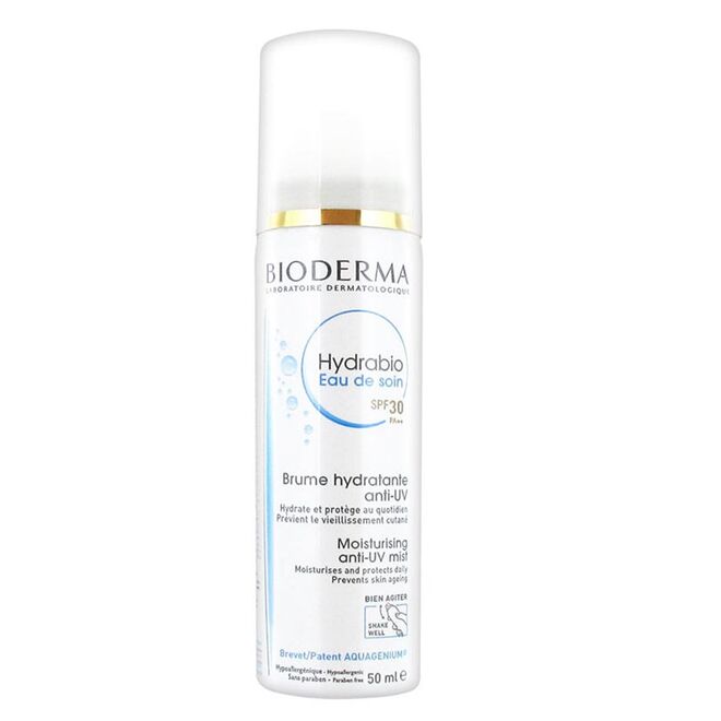 14.	Ideia Luminosa | Hydrabio Eau de Soin, bruma hidratante anti-UV SPF30, Bioderma