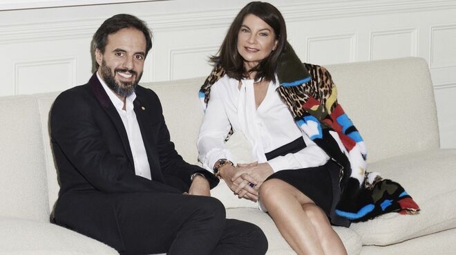 José Neves e Natalie Massenet