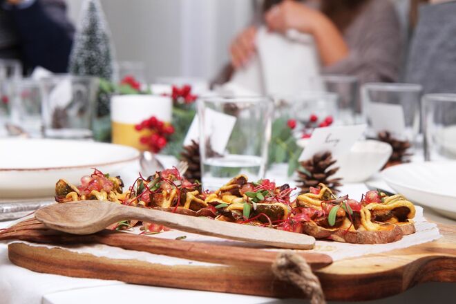 2. Canapés delícia de batata-doce