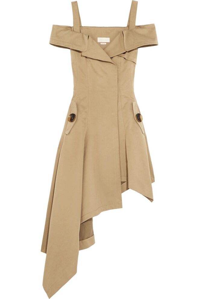 Vestido em algodão, €1700, Monse, em net-a-porter.com 