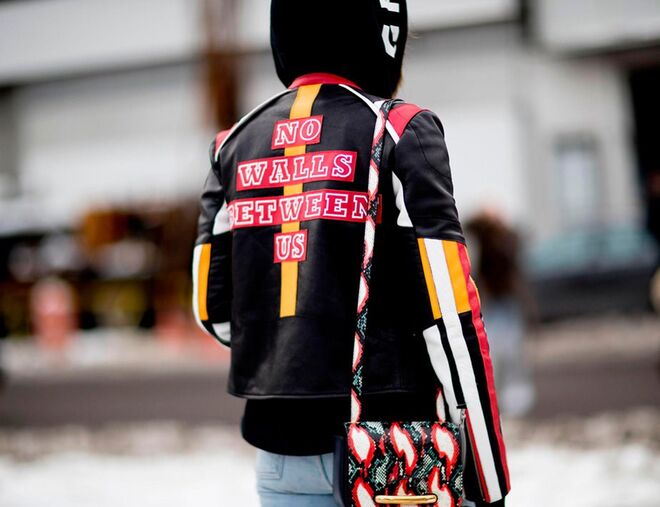 Street Style na semana de moda de Nova Iorque (‘No walls between us’)