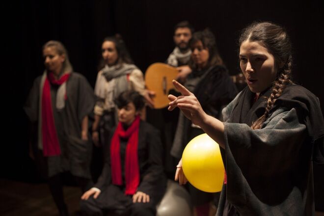 Vocês Que Habitam o Tempo no Teatro da Politécnica