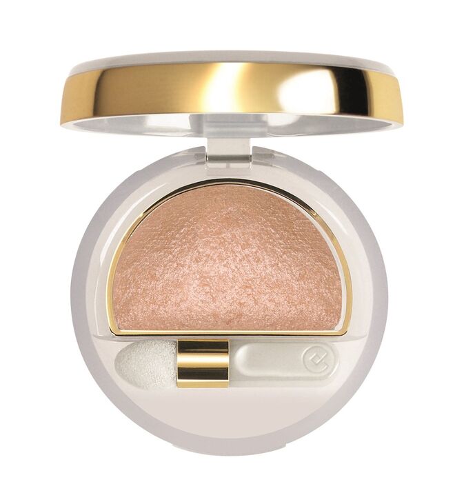 Sombra de olhos duplo efeito molhado e seco no tom Peach Blossom, €16,80, Collistar