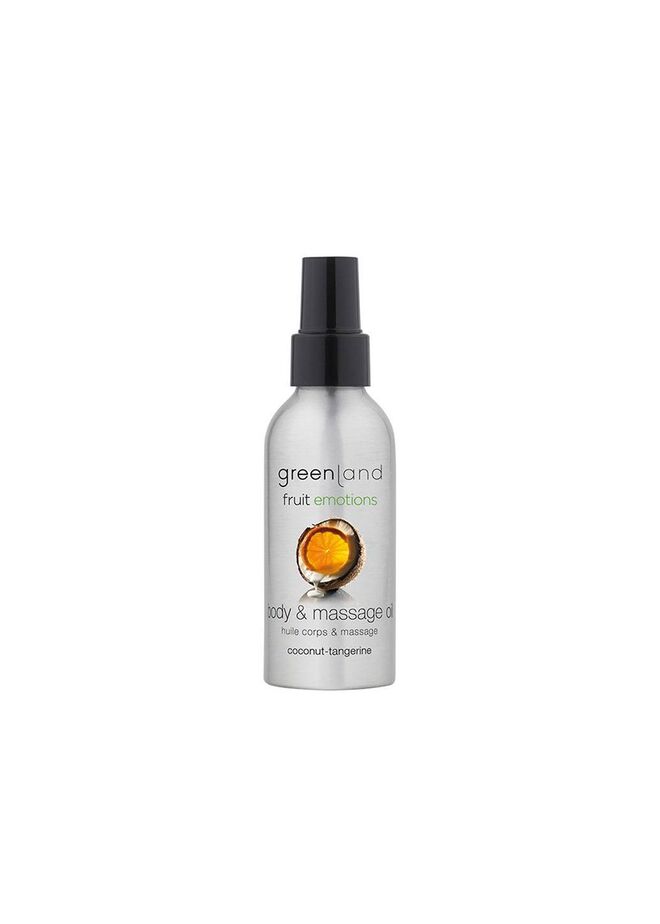 Óleo de Massagem Fruit Emotions Coco e Tangerina, €14,25, Greenland, na Perfumes & Companhia