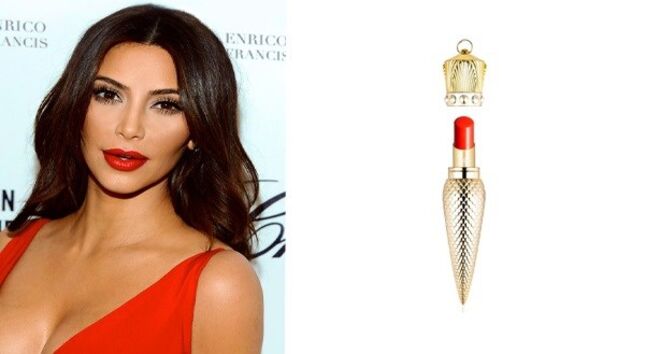 7. Kim Kardashian: Sheer Voile Lip Colour, Escatin €90,45, Christian Louboutin, disponível em shop.nordstrom.com 