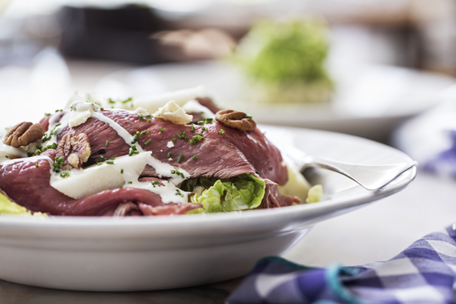 Salada de rosbife, 13 euros