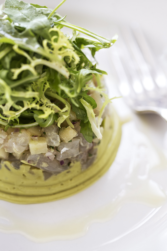 Tártaro de robalo, 8 euros