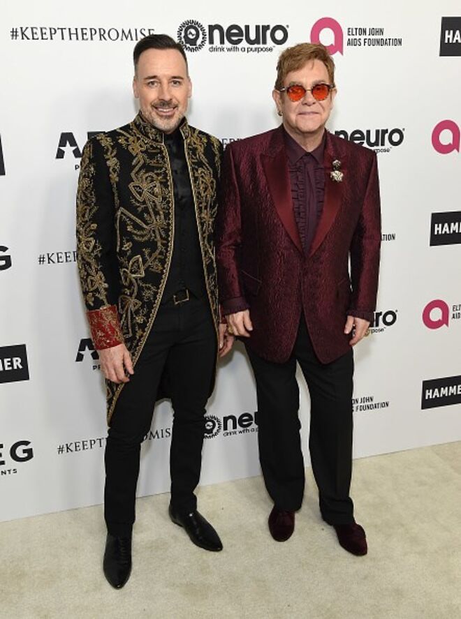 David Furnish e Sir Elton John