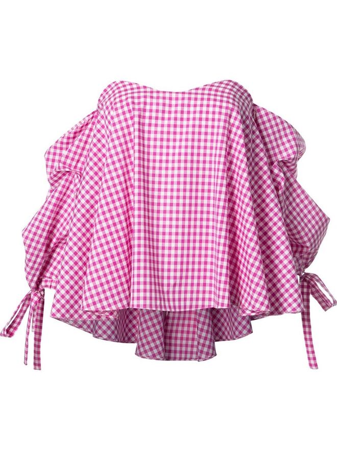 Top, €582, Caroline Constas, em farfetch.com