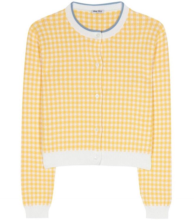 Casaco, €450, Miu Miu, em mytheresa.com