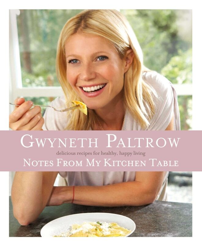 O livro 'Notes From My Kitchen Table', Gwyneth Paltrow