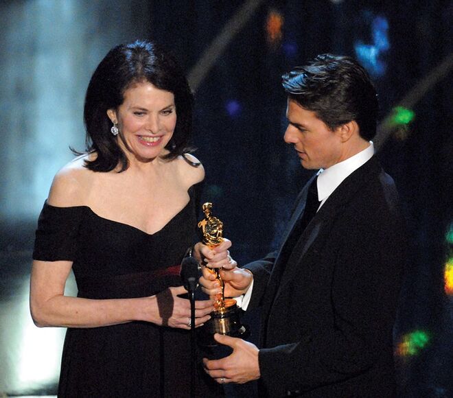 Sherry Lansing com Tom Cruise