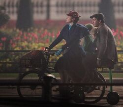 Filmagens de Mary Poppins em Londres