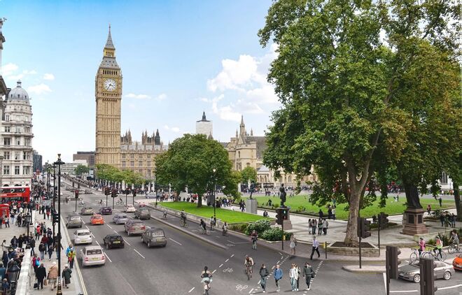 Parliament Square, em Londres
