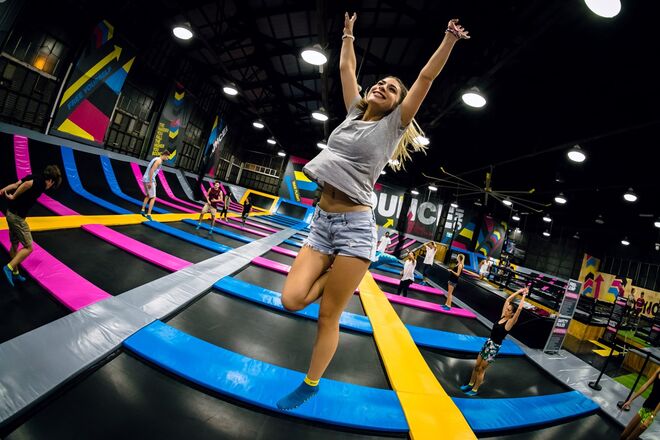 10. Experimente as aulas de trampolim na Flight Academy