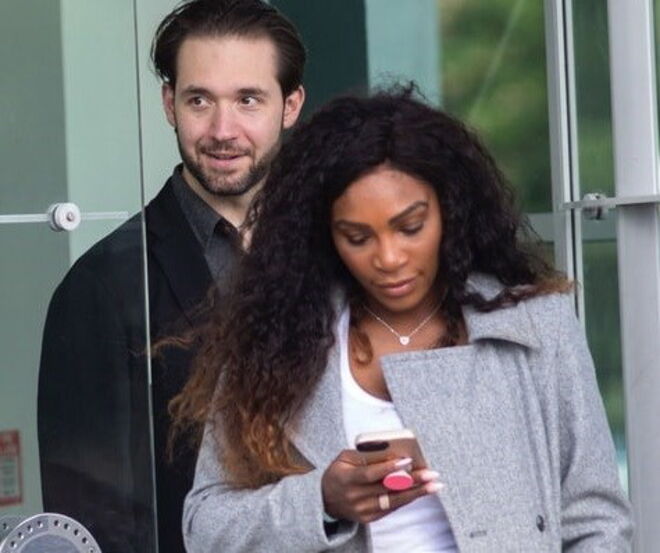 Alexis Ohanian e Serena Williams.