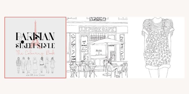 Parisian Street Style: The Adult Colouring Book (Paperback)