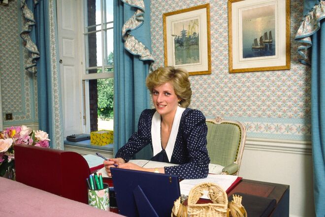 Diana no Palácio de Kensington