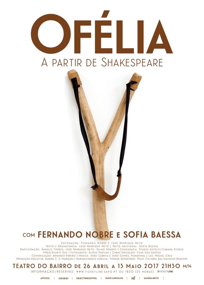 Ofélia a partir de Shakespeare 