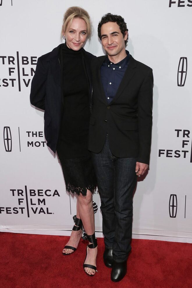 Uma Thurman e Zac Posen