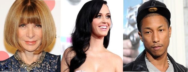A apresentação vai ser partilhada entre a diretora da Vogue norte-americana, Anna Wintour, Katy Perry e Pharrell Williams