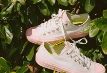 Converse Chuck Taylor All Star II Pastels, na cor Vapor Pink, à venda por €75 e €80 (cano alto) em lojas selecionadas e em converse.com