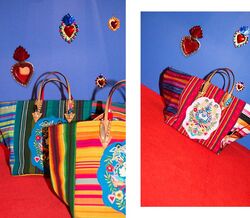 Carteira Louboutin ao estilo mexicano