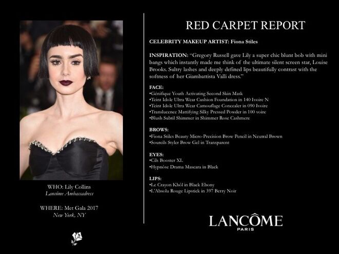 Lily Collins - Lancôme Get The Look