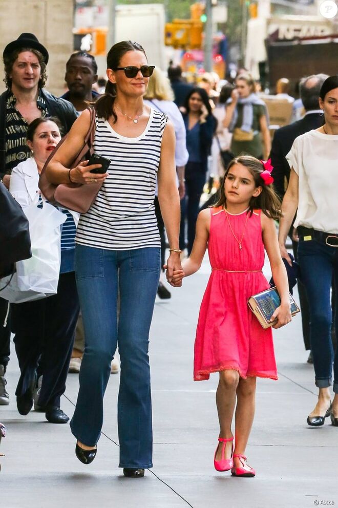 Katie Holmes e Suri Cruise.