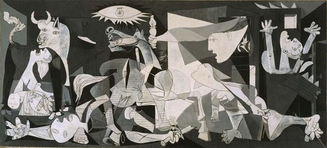 O quadro Guernica, de Picasso, terá especial relevância neste ano em que se celebra o seu 80.º aniversário. A obra regressou a casa (Espanha) em 1981, mas só há 25 anos foi para o Museu Reina Sofia, a sua morada desde então. Faz parte da exposição Piedad y Terror en Picasso – Al Camino de Guernica, que o Museu Reina Sofia (Madrid) exibe até 4 de setembro.