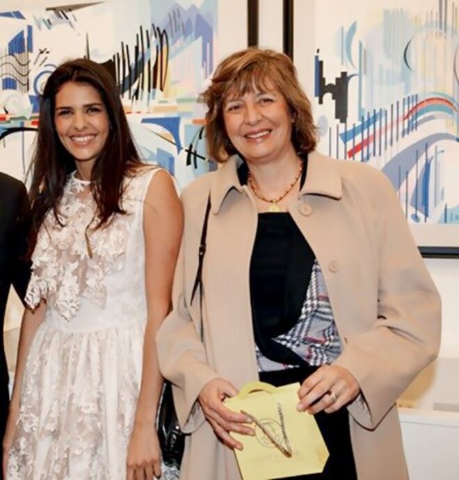 Cuca Roseta com a mãe