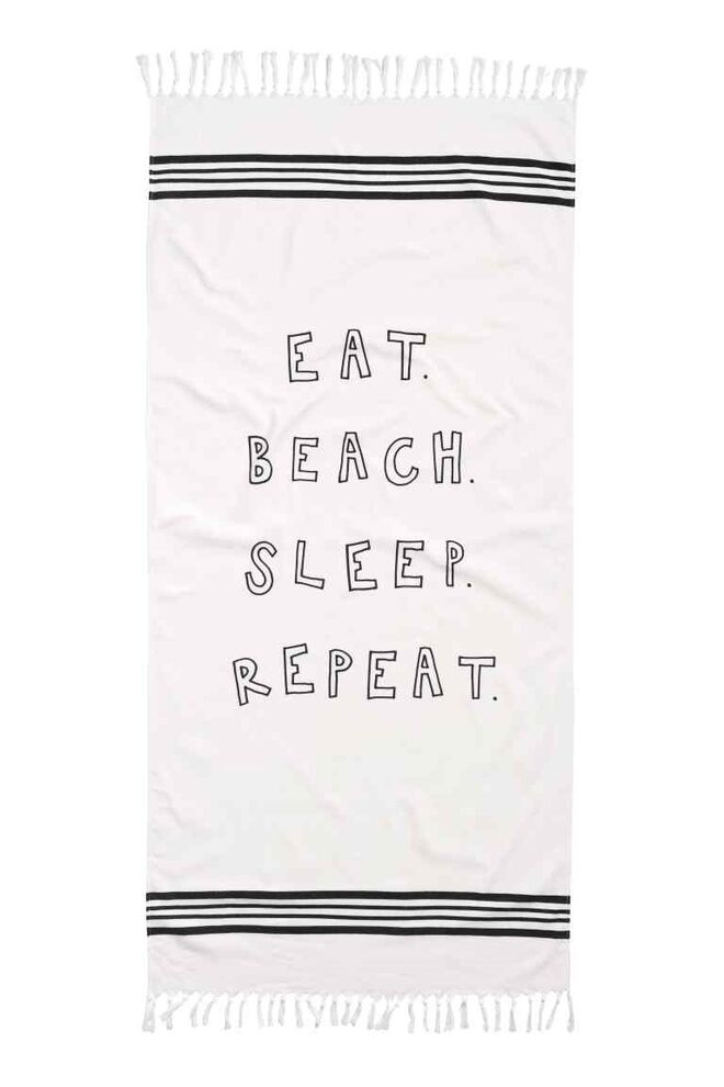 Toalha de praia estampada, €17,99, H&M