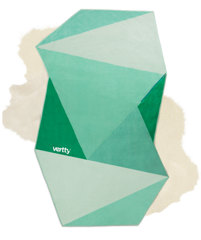 Beach Towel Jade, €49,90, Vertty