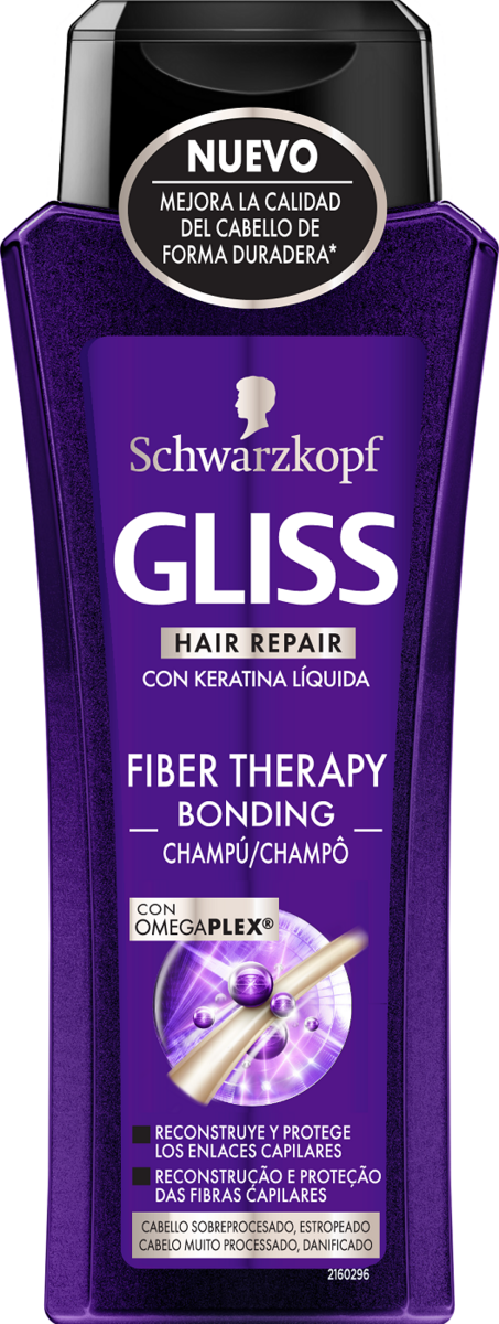 Gliss Fiber Therapy Champô, €3,99, Schwarzkopf